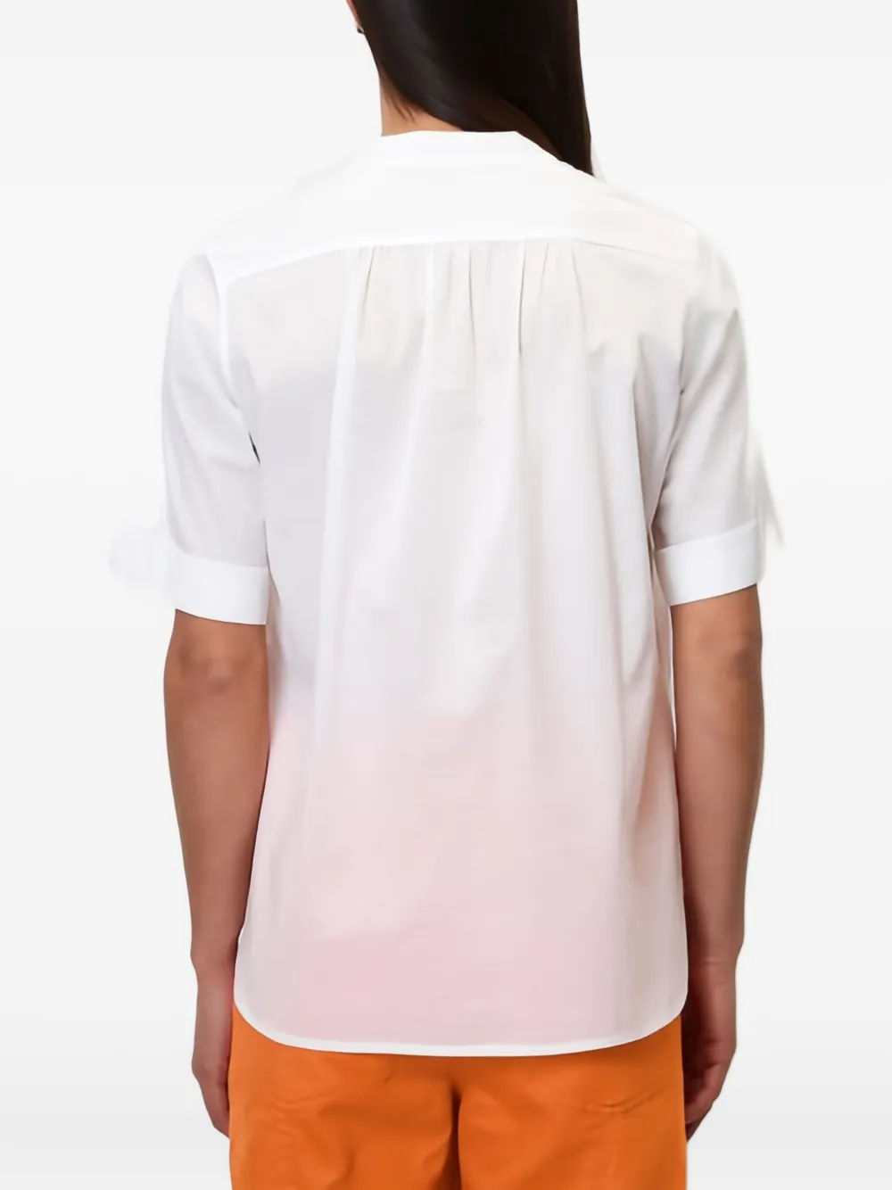 Marc O'Polo Blouse met korte mouwen Wit