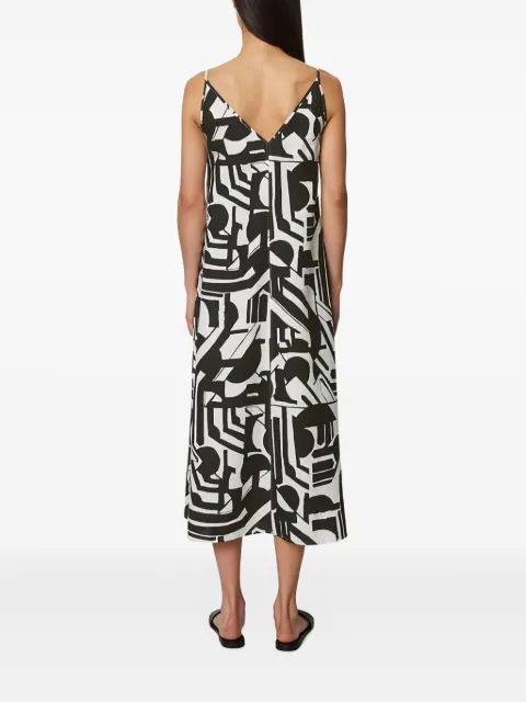Marc O'Polo abstract-print midi dress