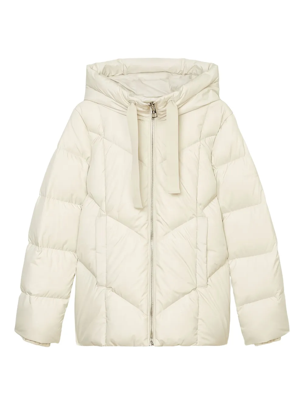 Marc O'Polo quilted hooded jacket | White | Image 1