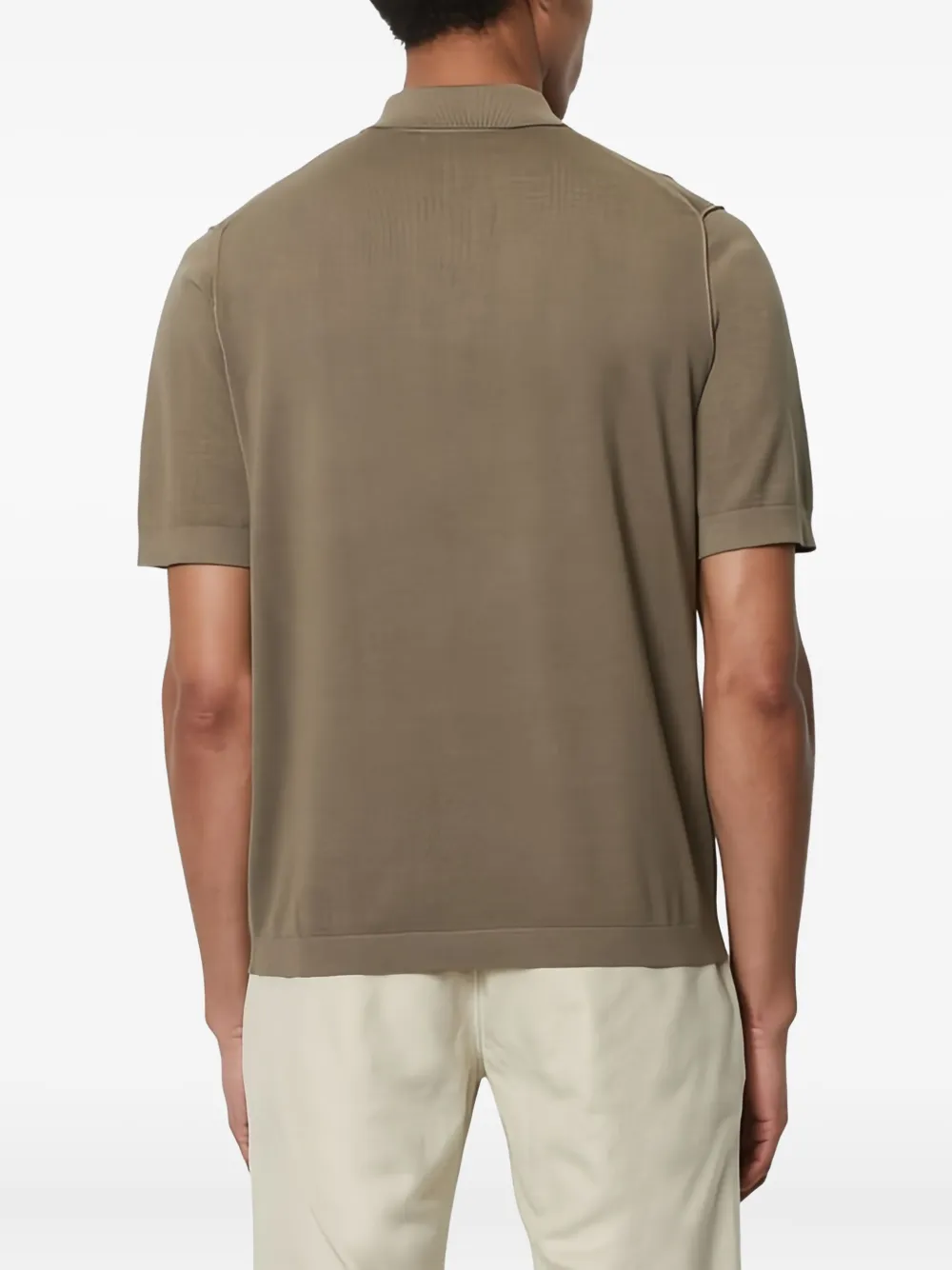 Marc O'Polo Poloshirt met korte mouwen Bruin