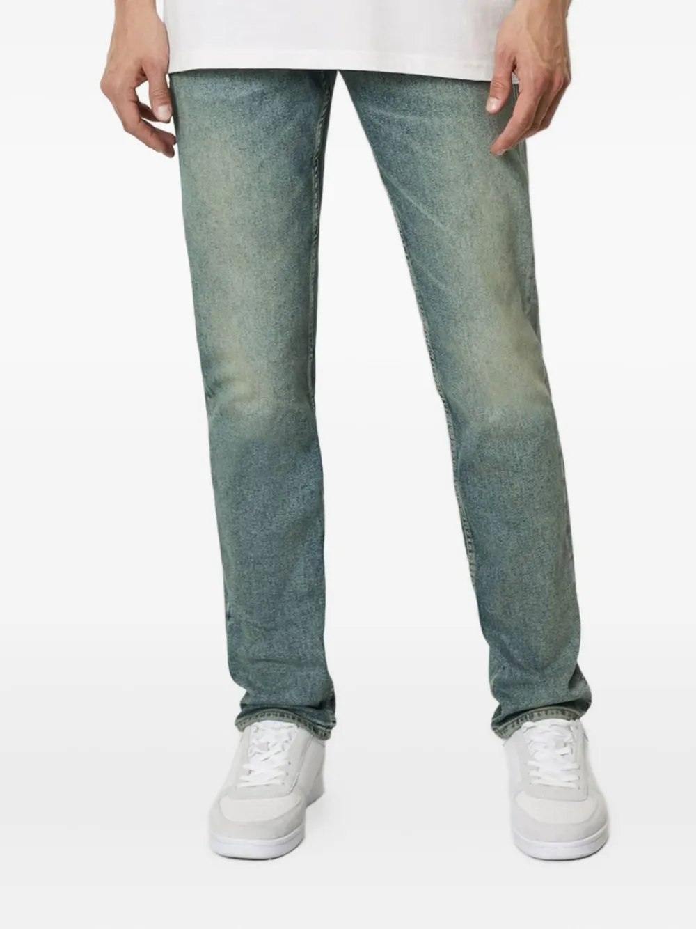 Marc O'Polo logo-patch jeans - Blauw