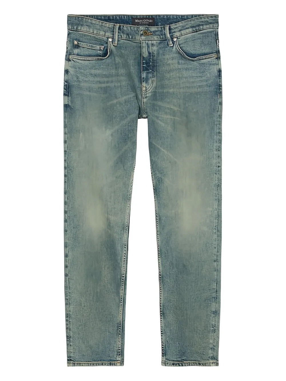 Marc O'Polo Jeans met logopatch Blauw