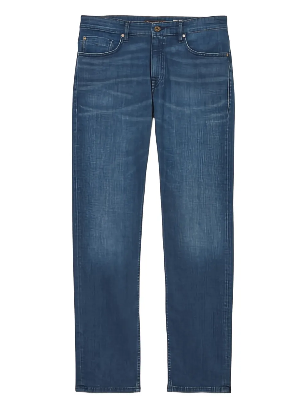 Marc O'Polo Jeans met logopatch Blauw