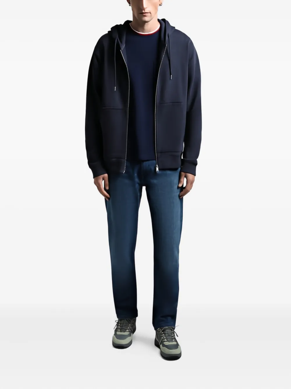 Marc O'Polo Jeans met logopatch Blauw