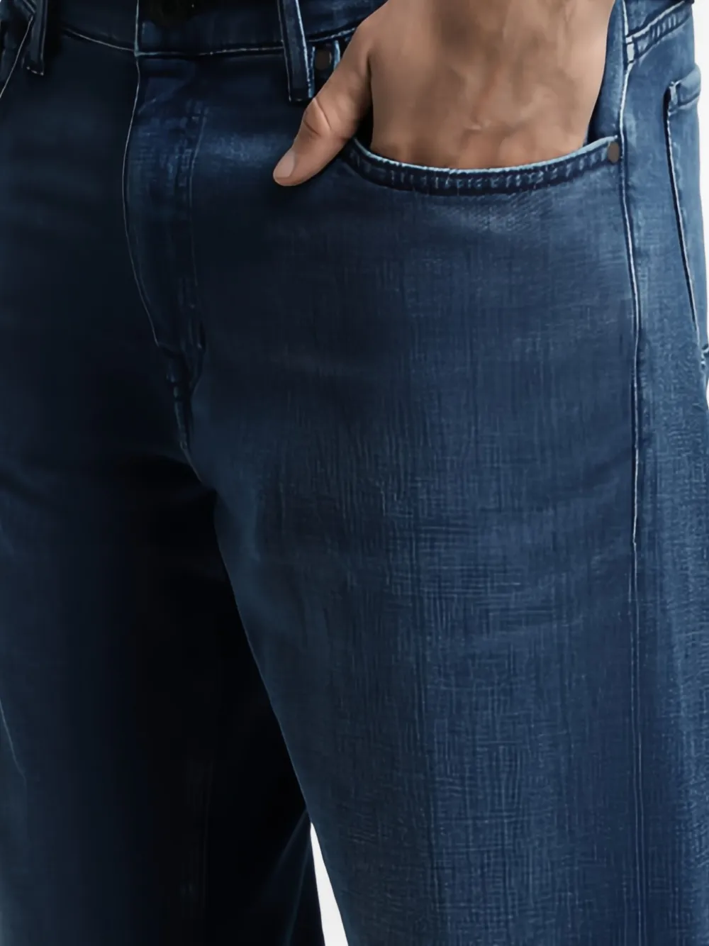 Marc O'Polo Jeans met logopatch Blauw