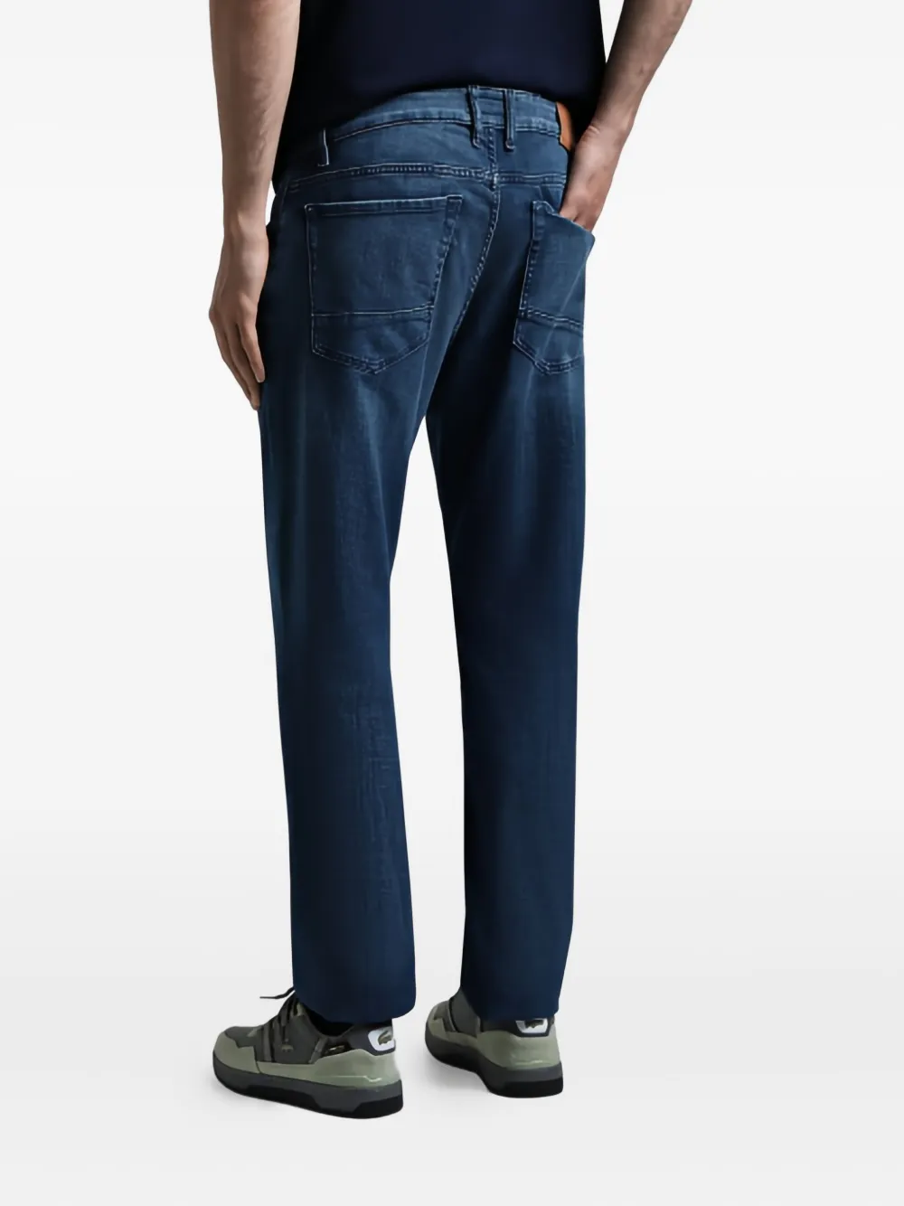 Marc O'Polo Jeans met logopatch Blauw