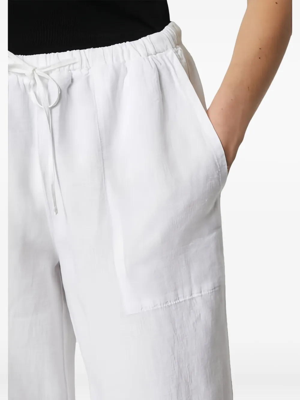 Marc O'Polo Broek met trekkoord Wit