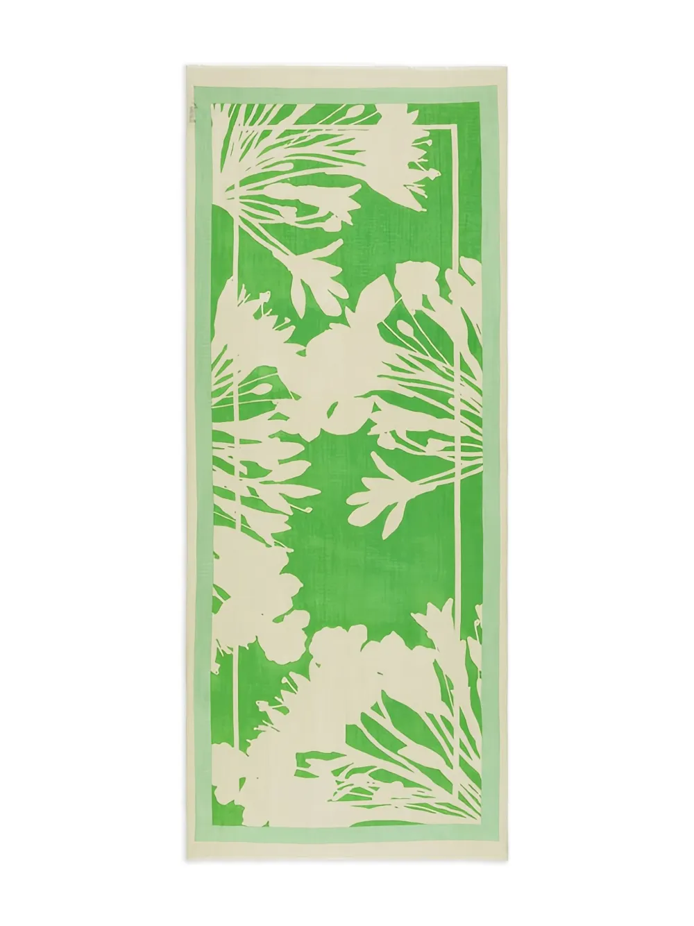 Marc O'Polo Sjaal met bloemenprint - Groen
