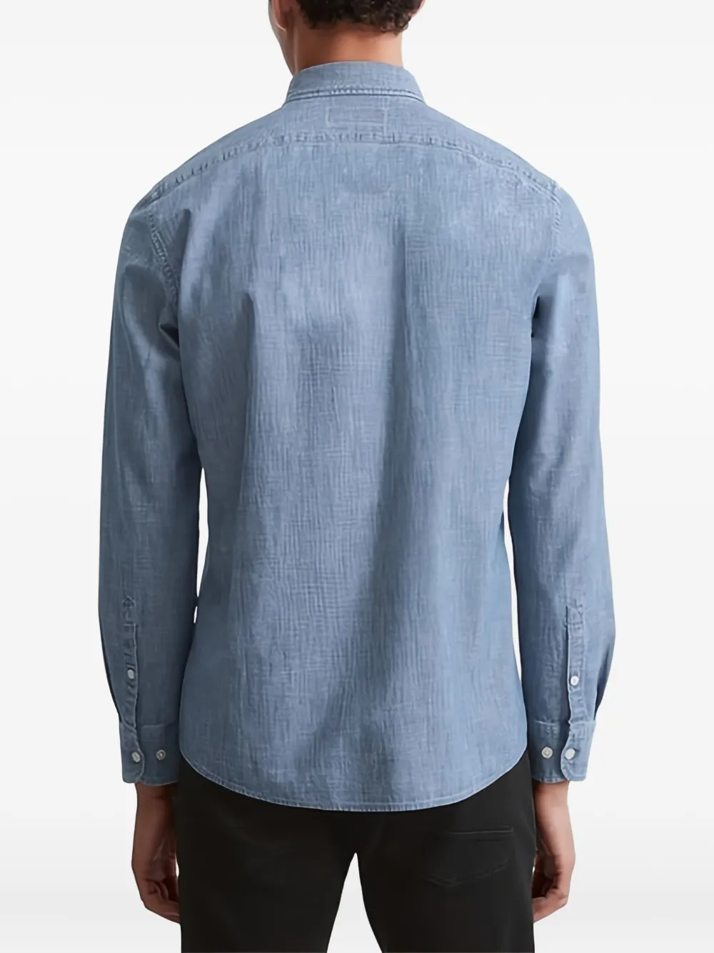  Marc O'polo Button-up Chambray Shirt - Blue 