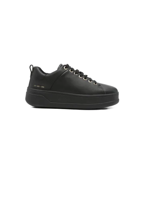Geox Spherica Ecub leather platform sneakers