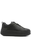 Geox Spherica Ecub leather platform sneakers - Black
