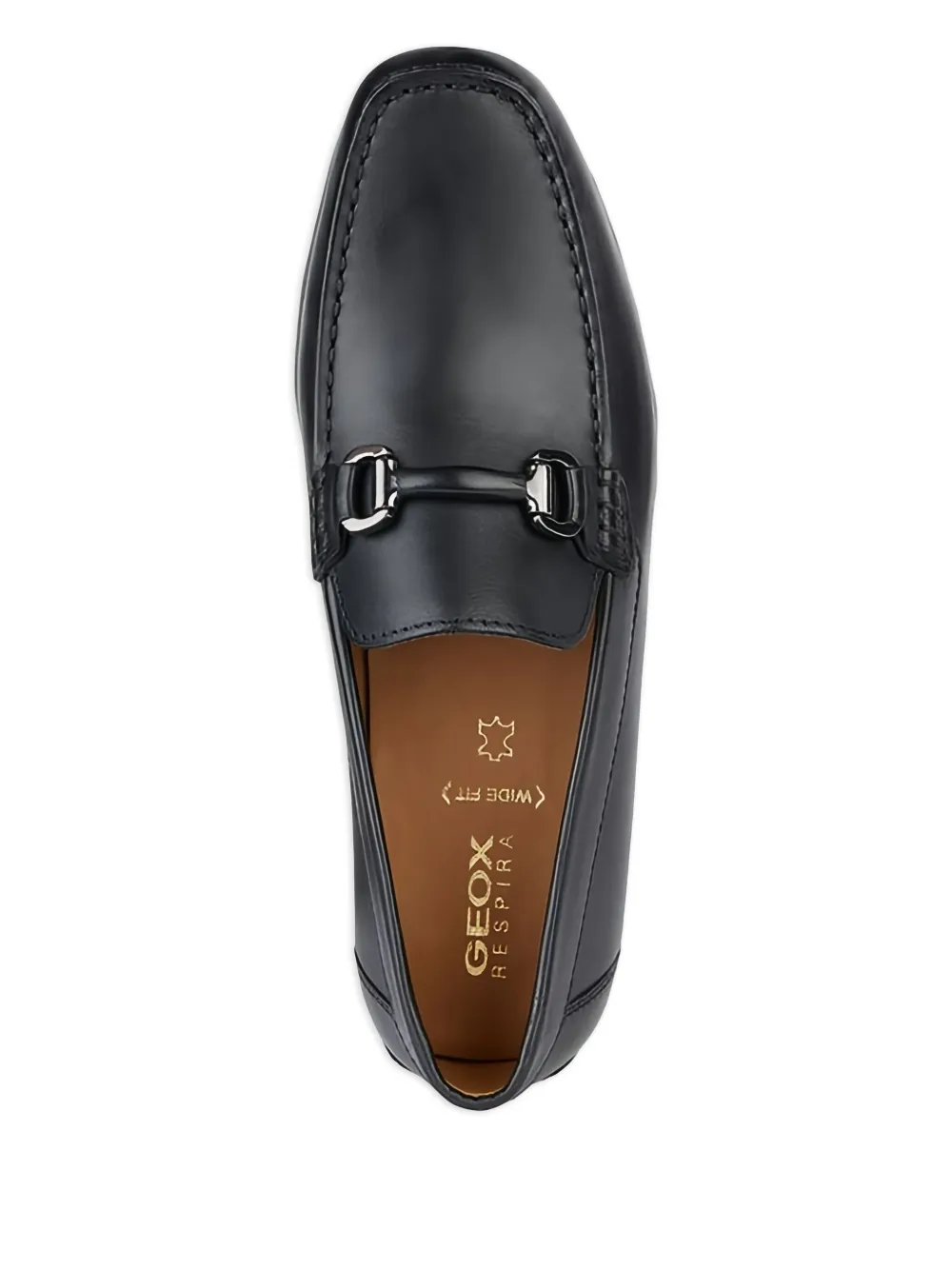 Geox Kosmopolis leather loafers Black