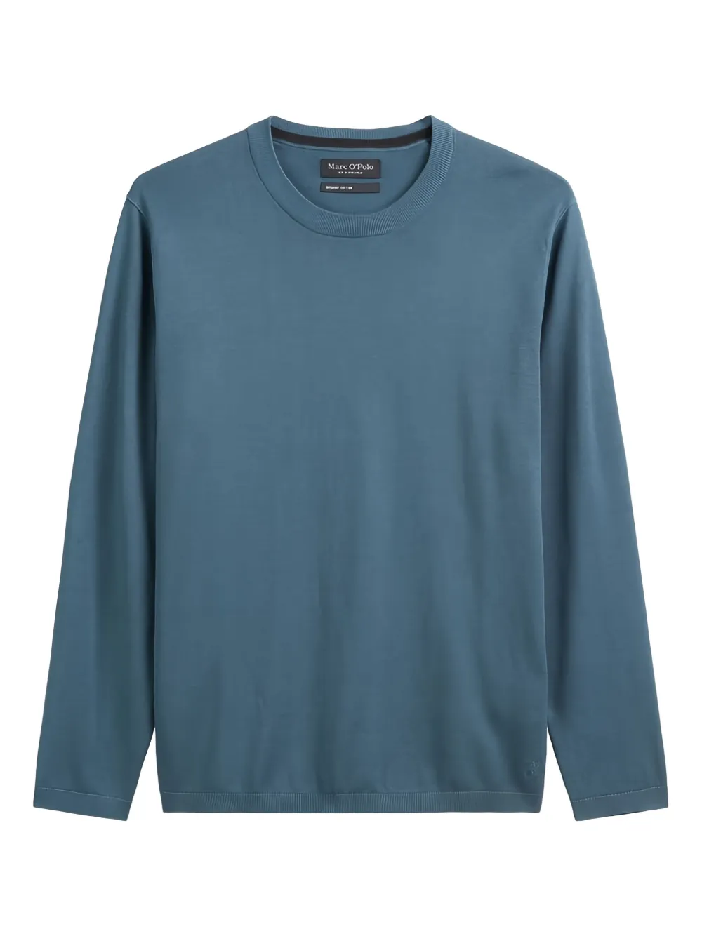 Marc O'Polo Trui met ronde hals en lange mouwen Blauw