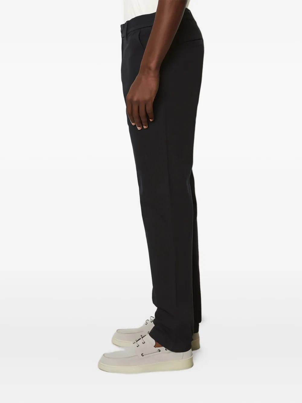 Marc O'Polo Broek met knoopsluiting Zwart