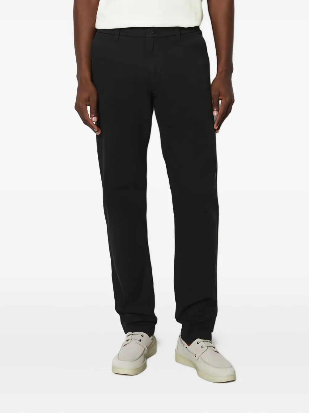 Marc O'Polo Broek met knoopsluiting Zwart
