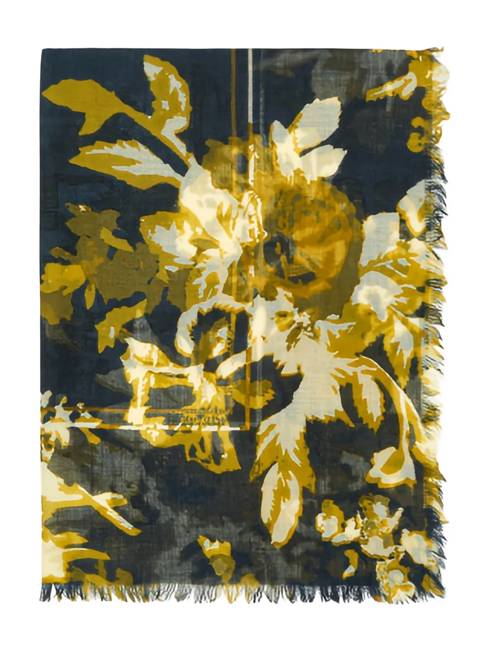 Marc O'Polo floral-print scarf | Blue | Image 1