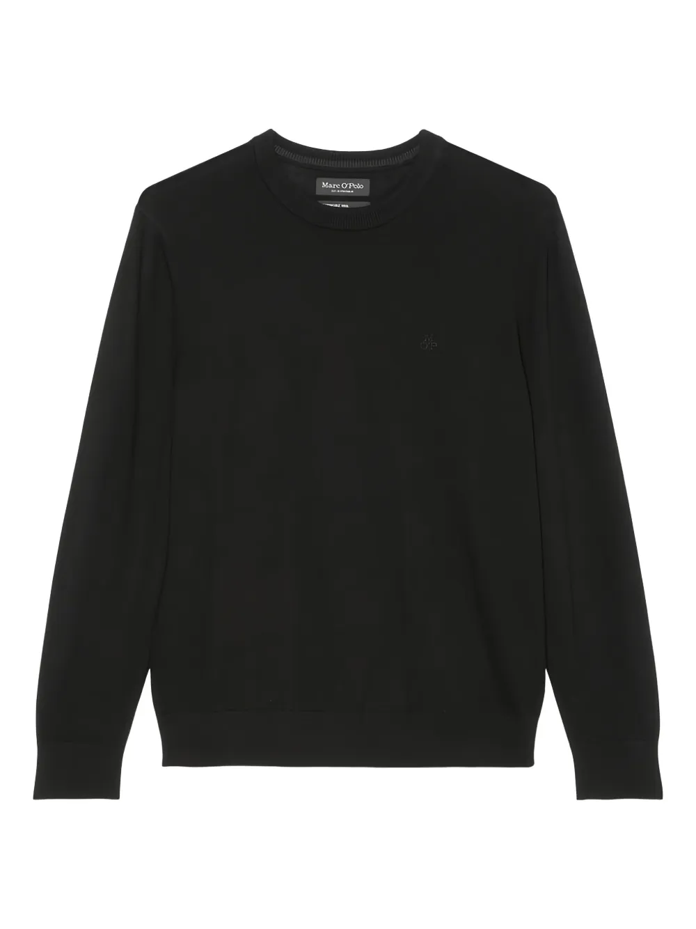 crew-neck knitted sweater