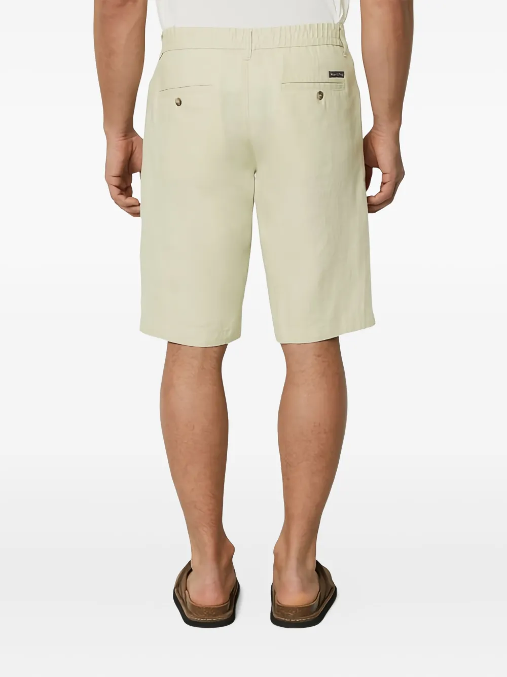 Marc O'Polo Linnen shorts Grijs