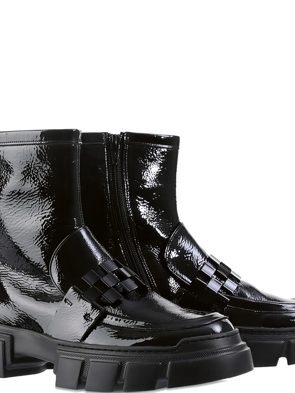 Hogl Will Chunky-sole Patent Boots
