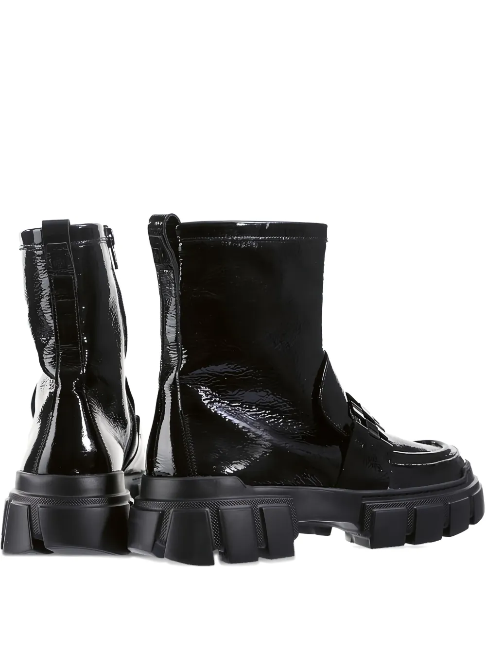Hogl Will chunky-sole patent boots Black