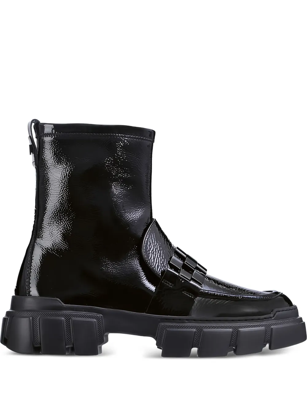 Hogl Will chunky-sole patent boots Black
