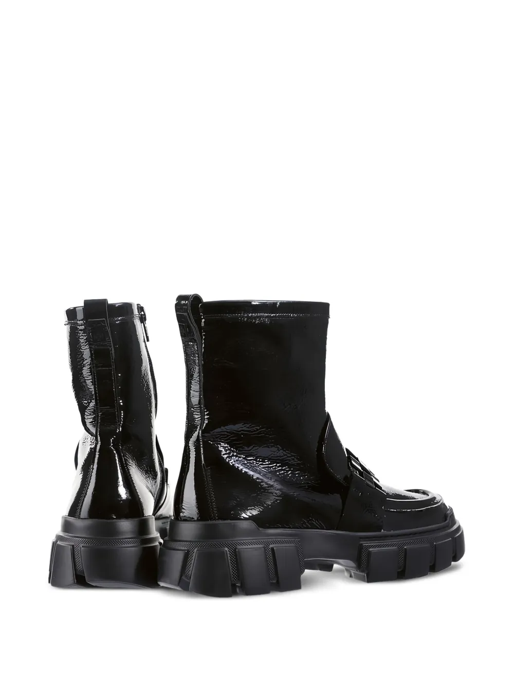 Hogl Will chunky-sole patent boots Black