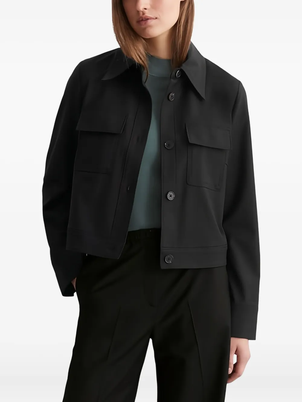 Marc O'Polo Cropped jack Zwart