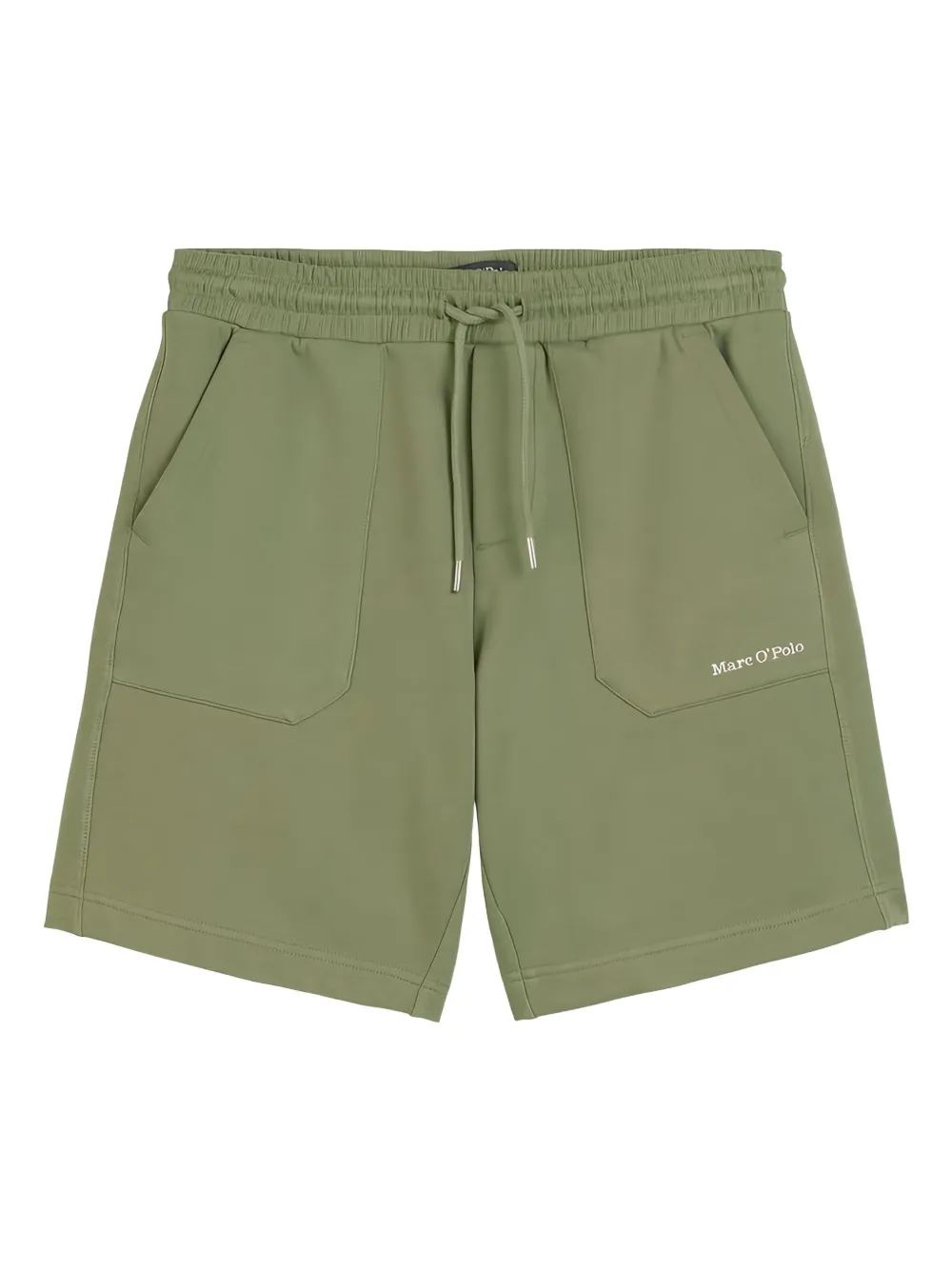 Marc O'Polo Shorts met elastische taille Groen