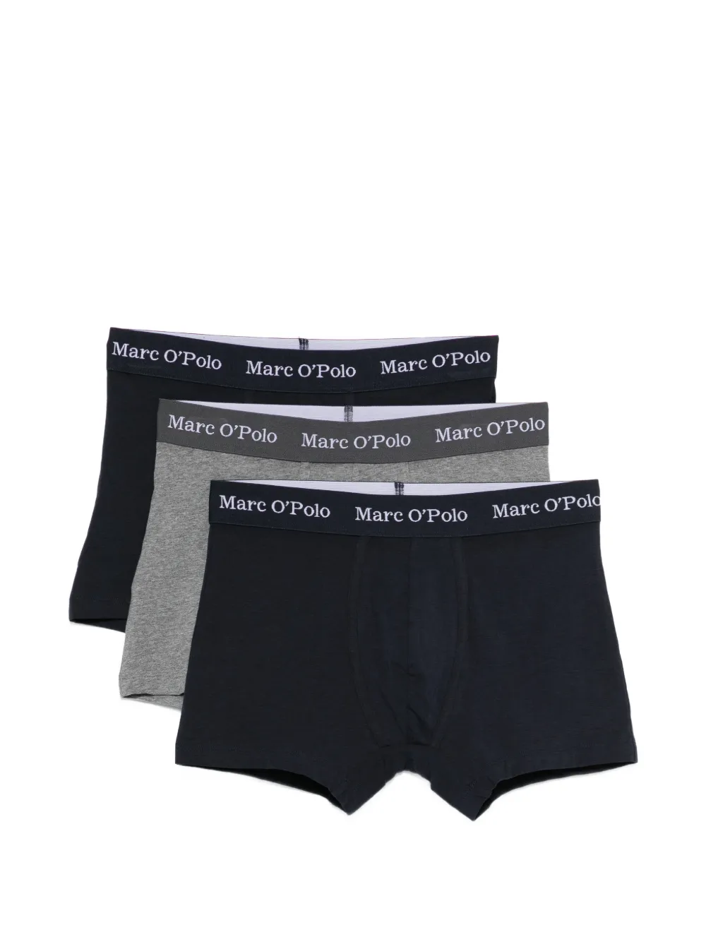 Marc O'Polo logo-detail boxers (set of three) - Blu