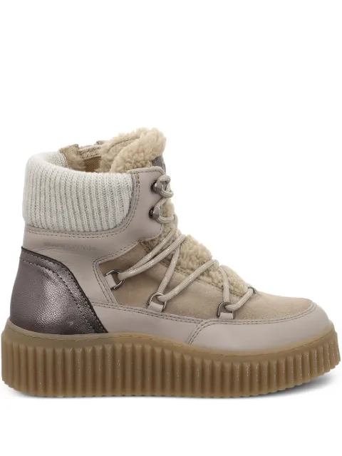 Marc O'Polo Bianca shearling lace-up ankle boots