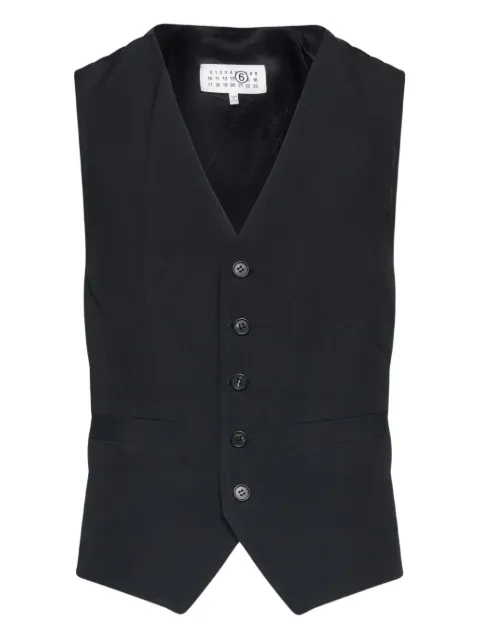 MM6 Maison Margiela single-breasted waistcoat