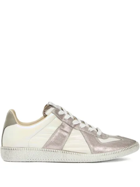 Maison Margiela кроссовки с эффектом металлик