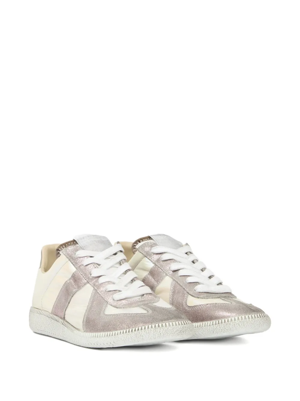 Maison Margiela Sneakers met leren vlakken - Beige