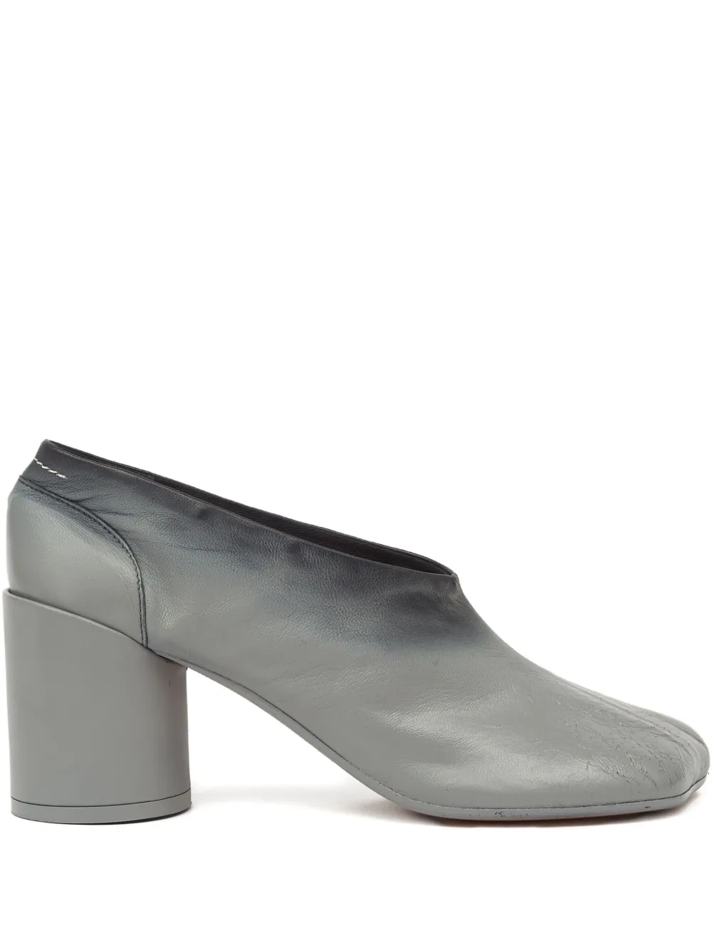 MM6 Maison Margiela leather pumps Grey