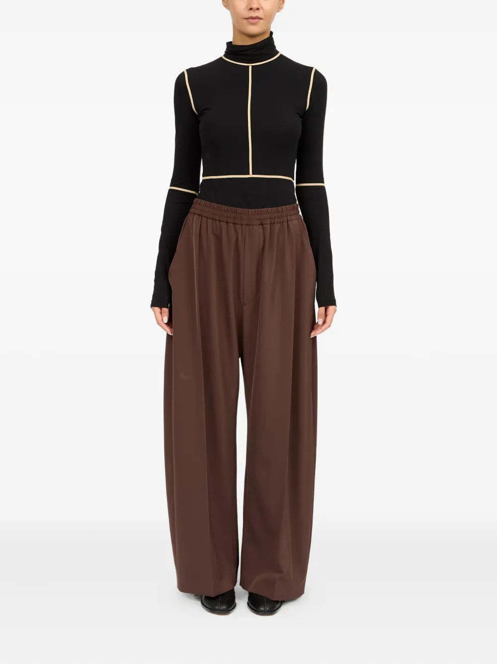 MM6 Maison Margiela Trainingsbroek met stretch-design - Bruin