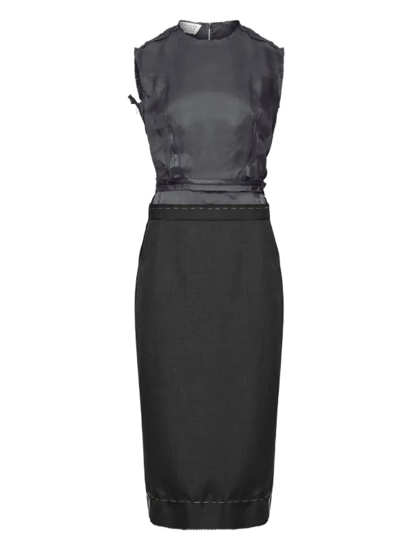 Maison Margiela Sleeveless Dress in Grey