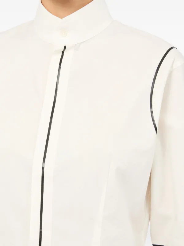 MM6 Maison Margiela パネル シャツ | ホワイト | FARFETCH JP