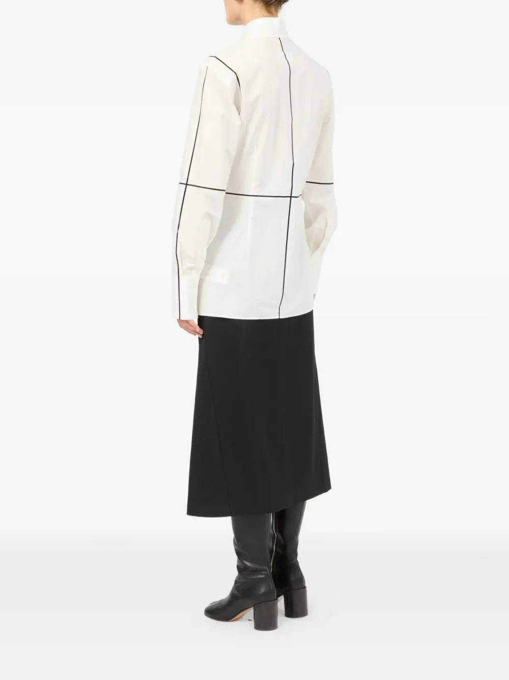 MM6 Maison Margiela Blouse met vlakken Wit