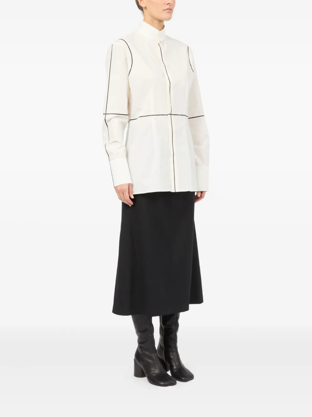 MM6 Maison Margiela Blouse met vlakken Wit