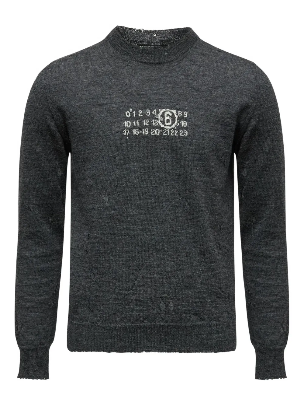 MM6 Maison Margiela suéter Numeric | gris | Image 1
