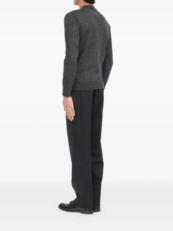 MM6 Maison Margiela クルーネック セーター | グレー | FARFETCH JP