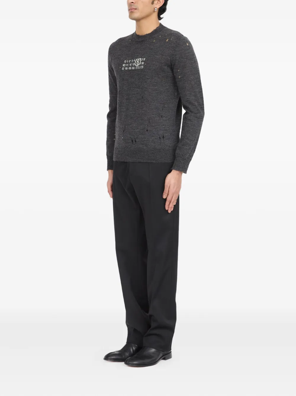 numeric crew-neck sweater