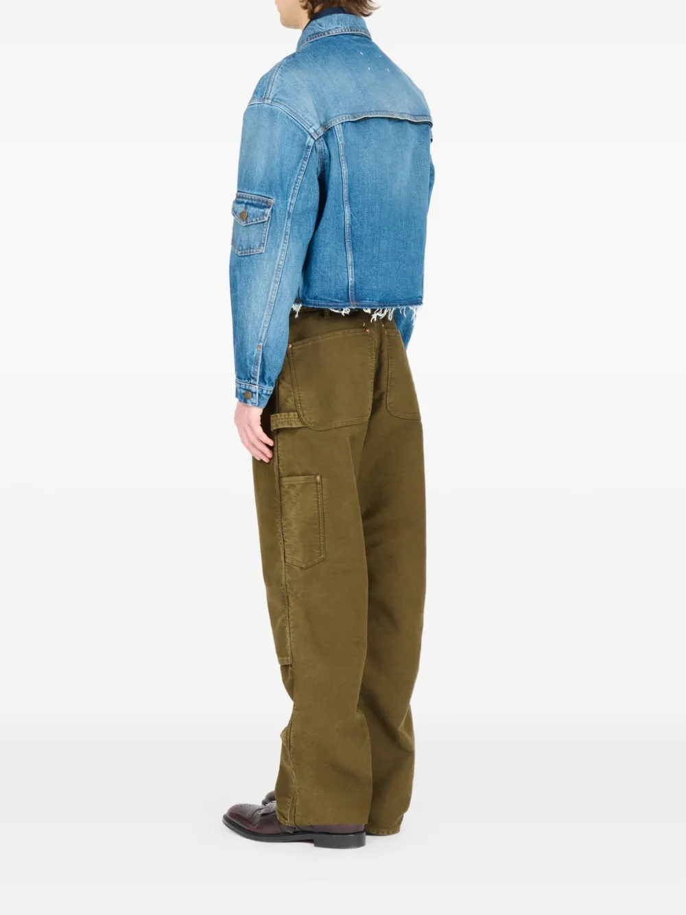 Maison Margiela Denim jack Blauw
