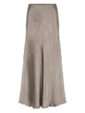 Maison Margiela bias-cut midi skirt - Brown