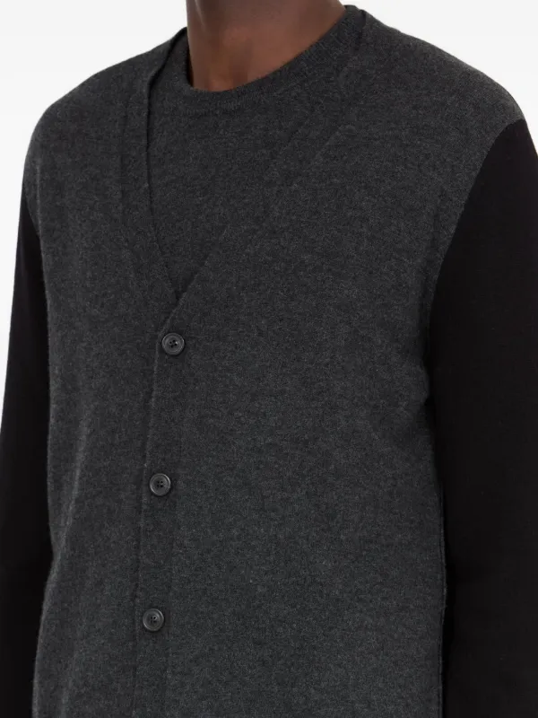Maison Margiela ウール カーディガン | グレー | FARFETCH JP