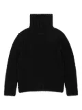 MM6 Maison Margiela roll-neck wool sweater - Black