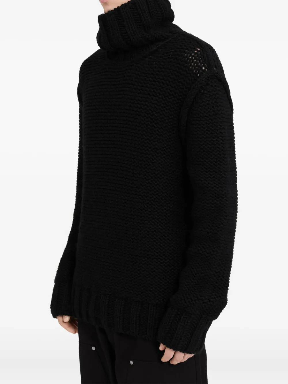 MM6 Maison Margiela Wollen coltrui Zwart