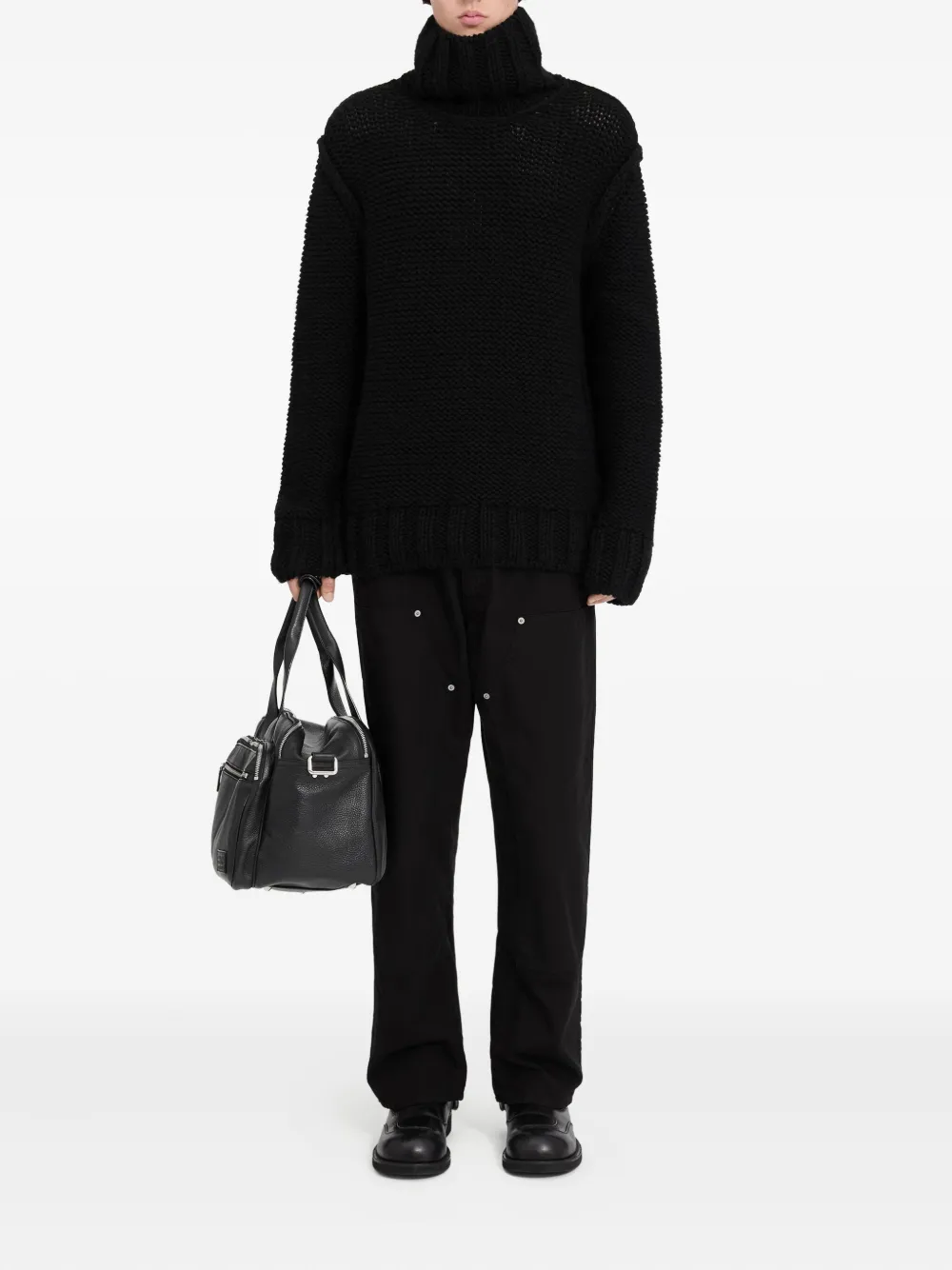 MM6 Maison Margiela Wollen coltrui Zwart