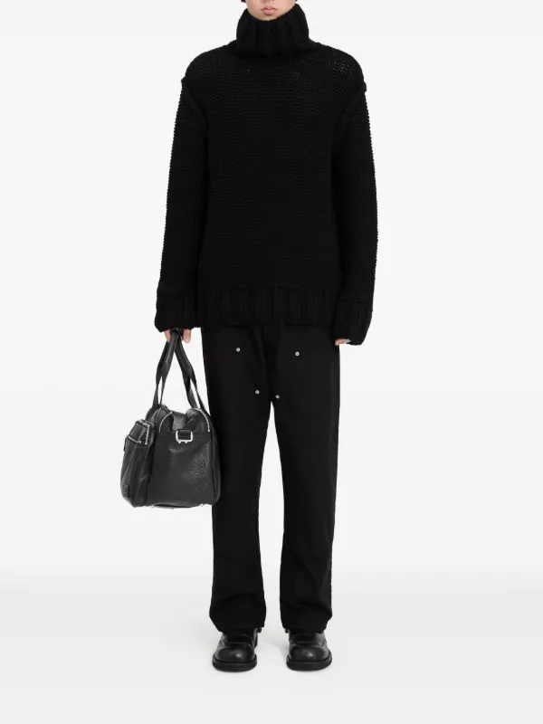 MM6 Maison Margiela タートルネック セーター | ブラック | FARFETCH JP