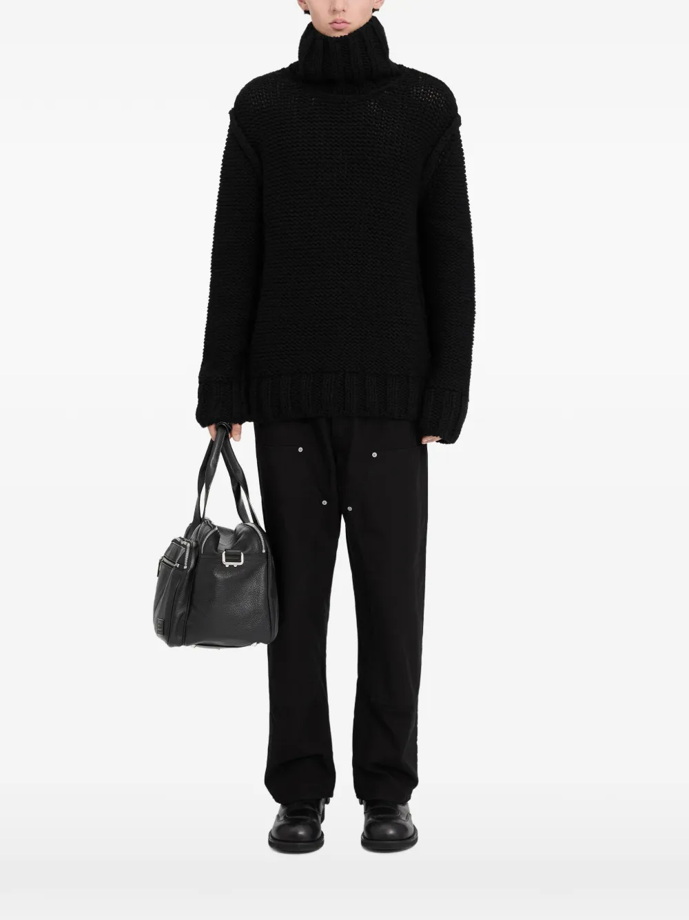 MM6 Maison Margiela Wollen coltrui Zwart